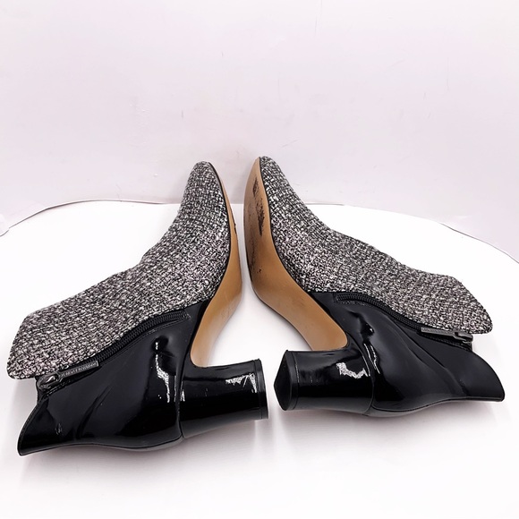 {Donald J. Pliner} Jakk Tweed/Patent Leather Boots - Picture 11 of 16